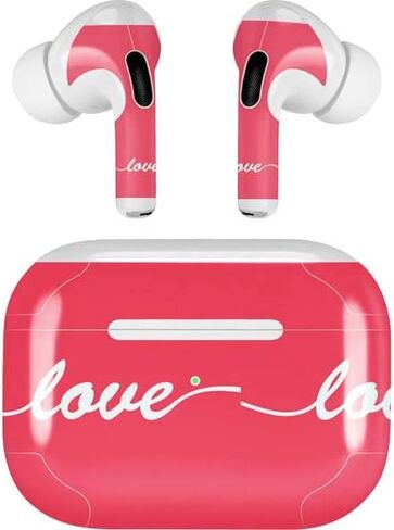 Skinit Decal Audio Skin Compatible with Apple AirPods Pro (2rd Gen, 2022) - Skinit Originally Designed Love Banner Design in Kuwait