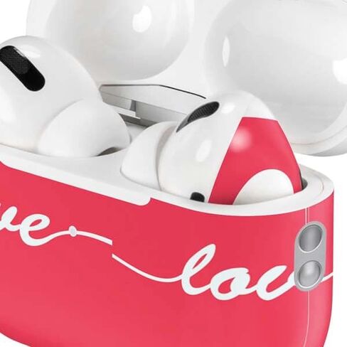 Skinit Decal Audio Skin Compatible with Apple AirPods Pro (2rd Gen, 2022) - Skinit Originally Designed Love Banner Design in Kuwait