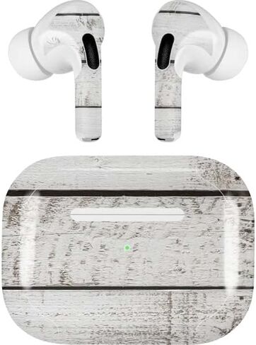 Skinit Decal Audio Skin Compatible with Apple AirPods Pro (2rd Gen, 2022) - Skinit Originally Designed Weathered Wood Design in Kuwait