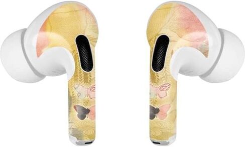 Skinit Decal Audio Skin Compatible with Apple AirPods Pro (2rd Gen, 2022) - Skinit Originally Designed Haiku Butterfly Design in Kuwait