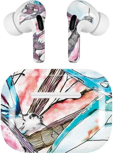 Skinit Decal Audio Skin Compatible with Apple AirPods Pro (2rd Gen, 2022) - Skinit Originally Designed California Monarch Collage Design in Kuwait