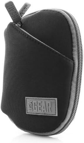 USA Gear FlexARMOR Small Multi-Purpose Travel Pouch with Heavy-Duty Zipper, Storage Pockets and Weather-Resistant Neoprene - Perfect to Use as a Jewelry Bag, Wallet, Electronic Accessory Case and More in Kuwait