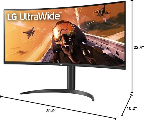 34WP75C-B.AUS 34" Curved UltraWide™ QHD HDR 10 160Hz USB Type-C™ Monitor with AMD FreeSync™ Premium Pro in Kuwait