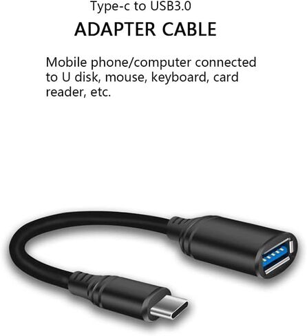 IFLASH [2 Pack] USB C to USB A 3.0 Adapter, USB Type C to USB Adapter HUB Compatible with/for MacBook Pro/Air 2020/2018, iPad Pro 2020, Galaxy S20 S20+, Google Pixel & More in Kuwait