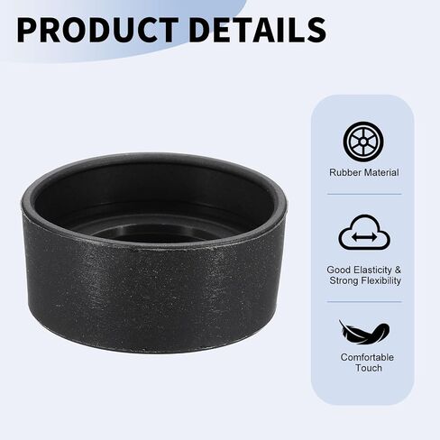 PATIKIL 34-37 mm Eyepiece Eye Cups, 2Pcs Rubber Eyepiece Cover Guard for Stereo Microscope Telescope Aiming Scope, Black in Kuwait