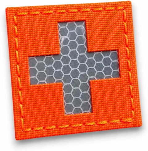 First Aid Kit IFAK IR MED Medical Cross Laser-Cut Patch Hook & Loop for Backpacks EMS, Patches for Bags and Tactical Hats (Ranger Green) in Kuwait