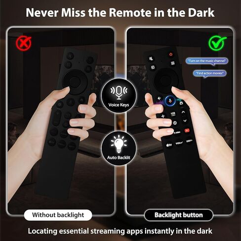 Replacement Backlit Voice Control for TCL Google TV Remote, RC923A FMB1 in Kuwait
