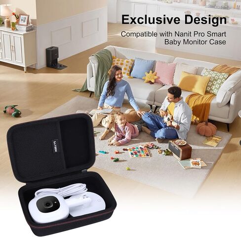 L LTGEM Monitor Case Compatible with Nanit Pro Smart Baby Monitor, Black in Kuwait