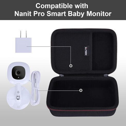 L LTGEM Monitor Case Compatible with Nanit Pro Smart Baby Monitor, Black in Kuwait
