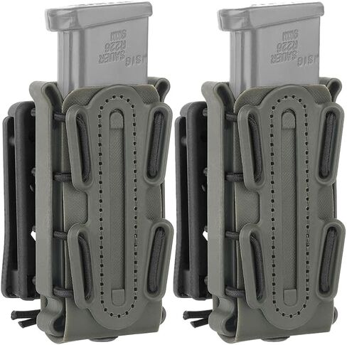 9mm Mag Pouch with Belt Clip Open-Top Pistol Mag Holder for Duty Belt in Kuwait