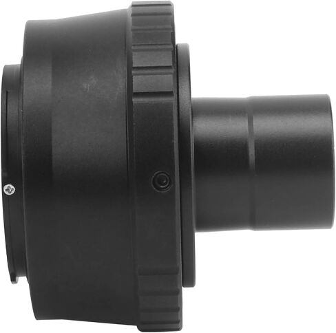 Telescope T Mount Adapter Durable Aluminum Alloy 0.965 Inch T Adapter for M4/3 Camera, Record Astronomical Images, Black in Kuwait