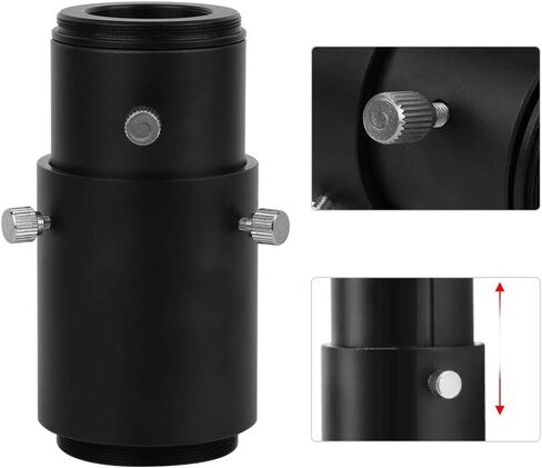 Telescopic Aluminum 1.25 Inch Extension Tube for Astronomical Telescope Lightweight Compact Camera Adapter for Stargazers in Kuwait