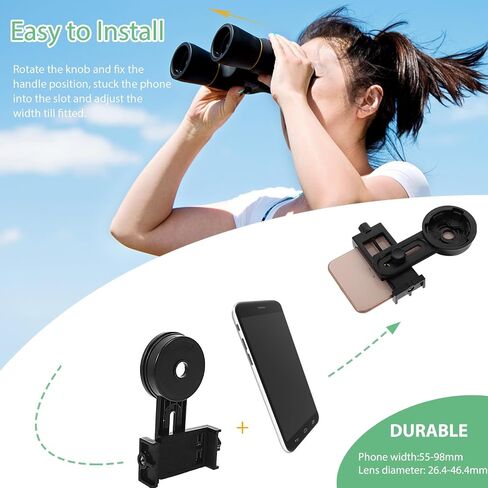 Adjustable Phone Photography Adapter for Telescope and Monocular in Kuwait