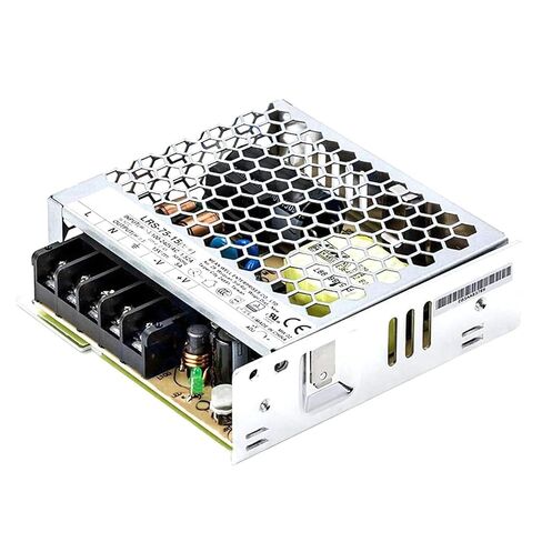 LRS-75-15 15V 5A 75W Power Supply, Compact Design, Wide Input Voltage, for Industrial Control Systems in Kuwait