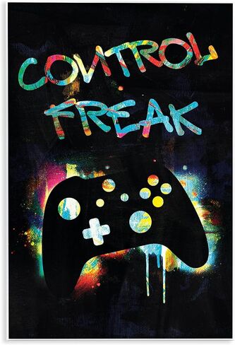 Control Freak Game Controller, 30 x 40 Inch Canvas Wall Art in Saudi Arabia