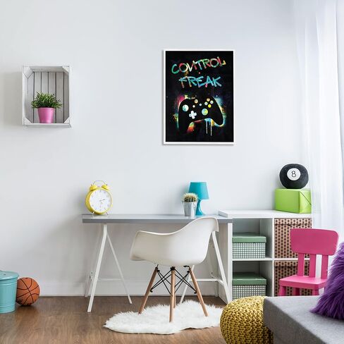 Control Freak Game Controller, 24 x 30 Inch Framed Giclée Print in Kuwait