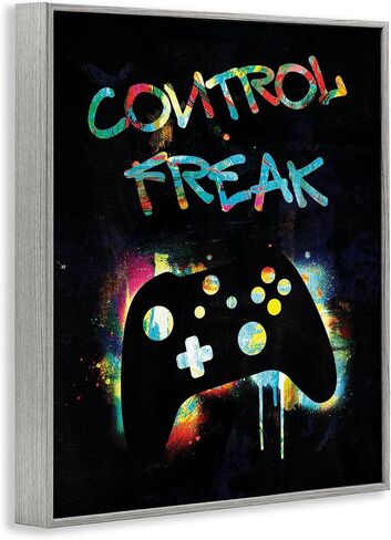 Control Freak Game Controller, 24 x 30 Inch Framed Giclée Print in Kuwait