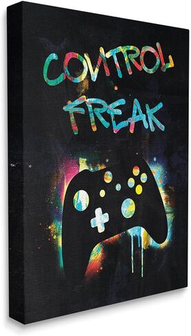 Control Freak Game Controller, 36 x 48 Inch Canvas Wall Art in Kuwait