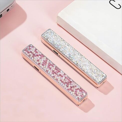 Electric Pink Lighter, USB Flameless Coil Lighter Electronic Rechargeable in Kuwait