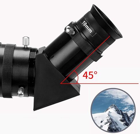 Astronomical Telescope Profession Stargazing 100x Telescope Beginners Adult 70mm Astronomical Refractor Telescopes with Height Adjustable Tripod White (White) in Kuwait