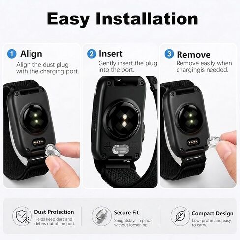 10 Pack Dust Plug for Garmin CIRQA Smart Band in Kuwait