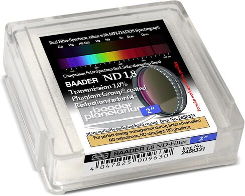 Baader Planetarium 2" Neutral Density 1.8 Multicoated Filter in Kuwait