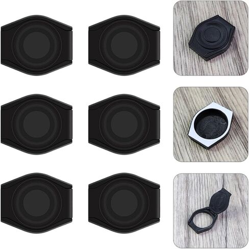 6pcs Black ABS Webcam Protective Tool with Adhesive Backing in Kuwait