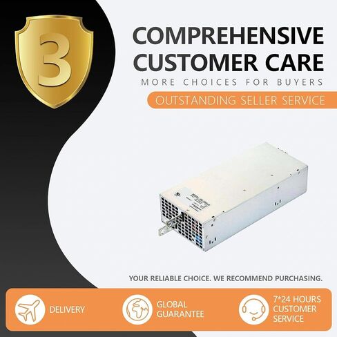 SE-1000-24 24V 41.7A 1000W Server Power Supply - High Power, Forced Air Cooling, DC OK Signal, AC/DC Converter for Data Center, Industrial Automation, and Telecommunications Equipment in Kuwait