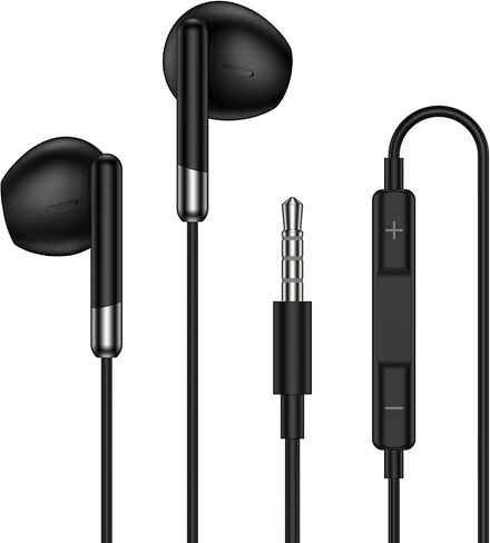 Wired Earbuds 3.5mm Jack Headphones for Samsung Galaxy A15 A14 A13 A07 A06 in Kuwait