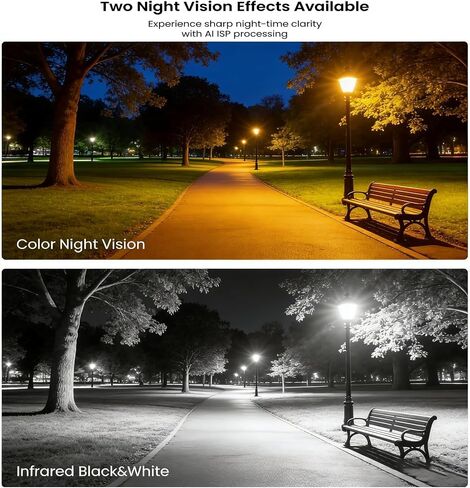 4K 8MP Security PoE IP Camera Wired, 2.8MM Wide-Angle Lens in Kuwait