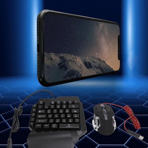 AUNMAS Hand Gaming Mouse Keyboard Phone Holder Gaming Converter Combo ABS in Kuwait