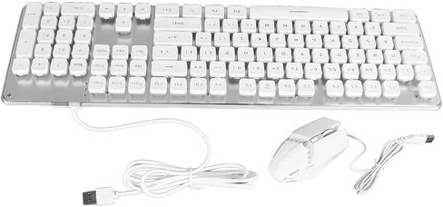 Gaming Keyboard Mouse Set with Dazzling RGB Lights Stable in Kuwait