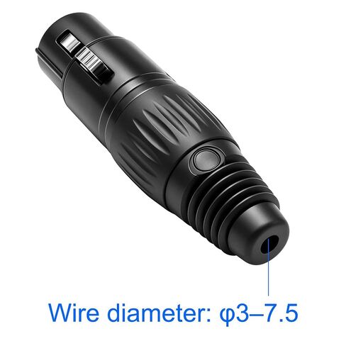 MEIRIYFA XLR 7-Pin Female Plug Audio Mic Cable Socket Connector in Kuwait