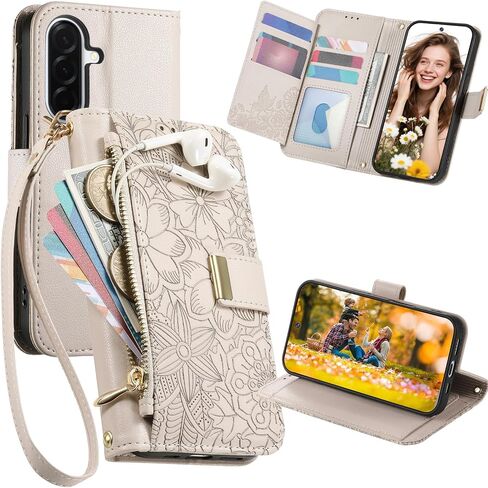 for iPhone 17e Case Wallet with Card Holder for Women HY-Purple in Kuwait