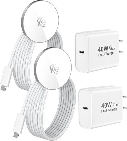 [Apple MFi Certified] Magsafe Charger 25W Qi2.2 Magnetic Wireless Charger in Kuwait