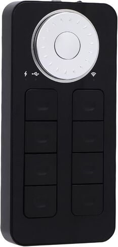MAVIS LAVEN Shortcut Keypad for Drawing Tablet, Wireless 2.4G USB C with 8 Dial Keys for Digital Art and Video Editing in Kuwait