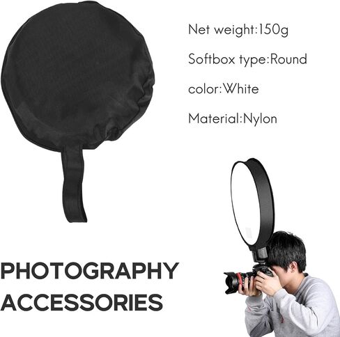 Softbox Round Diffuser for Photography Accessories and Lighting in Kuwait