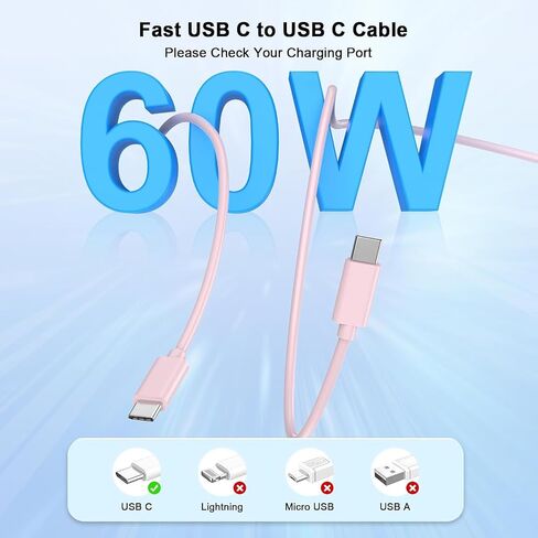 [Apple MFi Certified] iPhone 17 16 15 Pro Max Charger Fast Charging 10FT in Kuwait