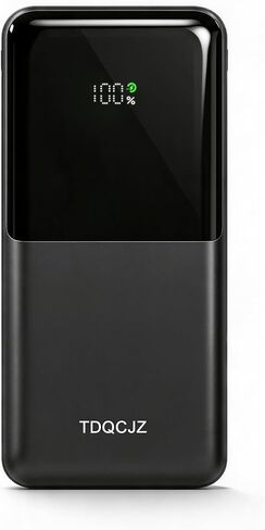 10000mAh Portable Charger, Ultra Slim Power Bank, 22.5W USB-C Fast Charging Battery Pack Compatible with iPhone 17/16/15/14/13/12 Pro Samsung Galaxy, AirPods, Tablets, Travel Essentials​ (Black) in Kuwait