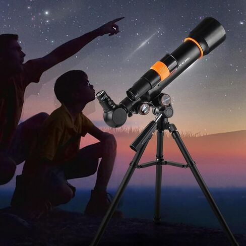 Telescope with Tripod Clear View with Phone Adapter Beginner-Friendly for Astronomy Hobbyists, Style to 2 in Kuwait