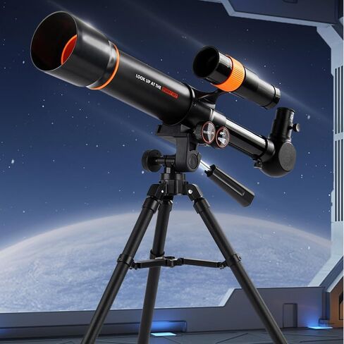 Telescope with Tripod Clear View with Phone Adapter Beginner-Friendly for Astronomy Hobbyists, Style to 2 in Kuwait