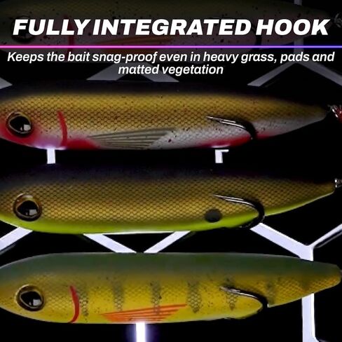SNAG PROOF Zoo Pup Topwater Lure | Weedless Frog with Lifelike Action | Yellow Perch, 1/2 oz. in Kuwait