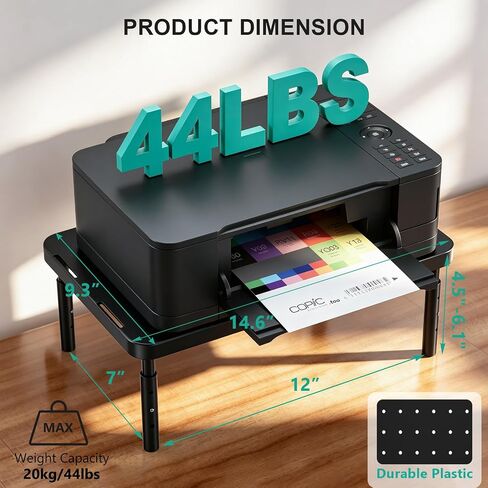 WALI Computer Monitor Stand for Desk, Adjustable Laptop Riser, up to 44 lbs in Kuwait