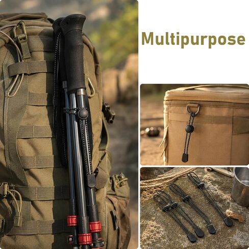 10 PCS Backpack Hiking Stick Holder, Adjustable Climbing Stick Straps in Kuwait