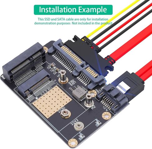 2 in 1 Msata M.2 Adapter Dual B Key 2230 2242 in Kuwait