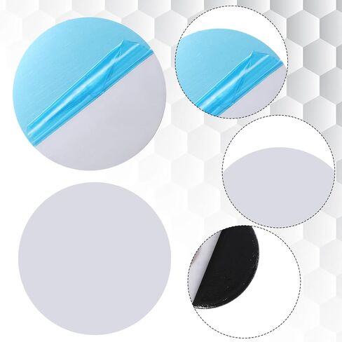 20Pcs Metal Plates for Magnetic Mount, 1.3*1.3in Round Mobile Phone Magnet Stickers for Magnetic Car Mount Mini Adhesive Iron Discs for Magnets Mounts Phones Holder Round Mobile Phone Metal Plate in Kuwait