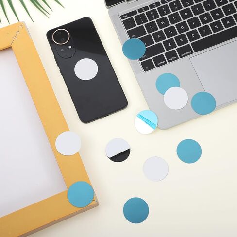 20Pcs Metal Plates for Magnetic Mount, 1.3*1.3in Round Mobile Phone Magnet Stickers for Magnetic Car Mount Mini Adhesive Iron Discs for Magnets Mounts Phones Holder Round Mobile Phone Metal Plate in Kuwait