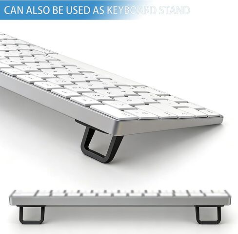 2 Pack Aluminum Laptop Stand, 2-Level Height Adjustable Foldable Compact Portable Desk & Keyboard Riser, Fits 11–17 inch Laptops, Ergonomic Holder for Home, Office, Travel in Kuwait