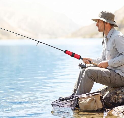 JIEYAO 8Pcs Red Fishing Lure Covers, 6.3'' Bait Storage Sleeves Hook Covers in Kuwait