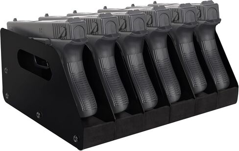 Adoreal Gun Rack for Pistol, Pistol Rack Handgun Rack Gun Cabinet Storage, Pistol Organizer Accessories, Gun Holders Fit Most Pistols, Stong Steel Construction, High-Density Foam Padding in Kuwait